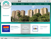 Tablet Screenshot of casa.com.co