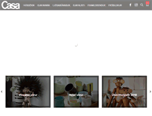 Tablet Screenshot of casa.is