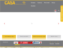 Tablet Screenshot of casa.co.rs
