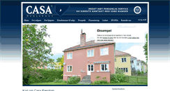 Desktop Screenshot of casa.no